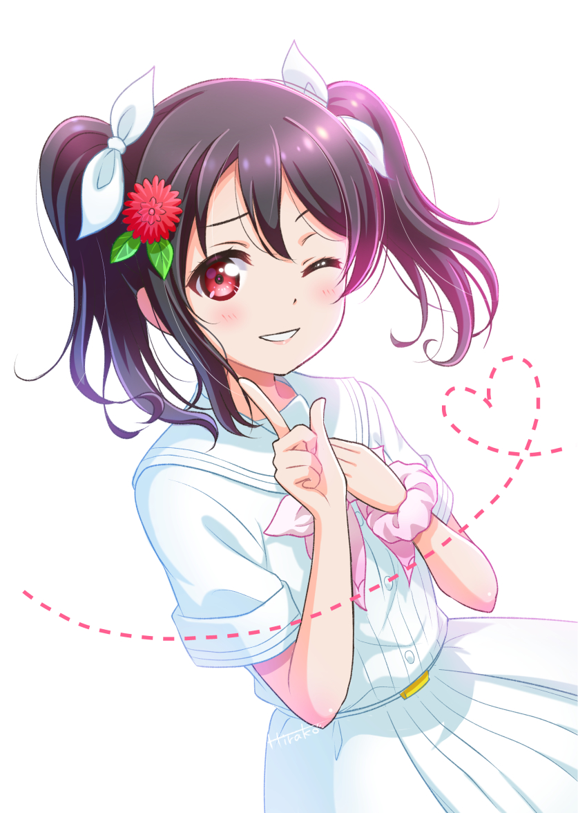 yazawa nico (love live! and 1 more) drawn by hirako