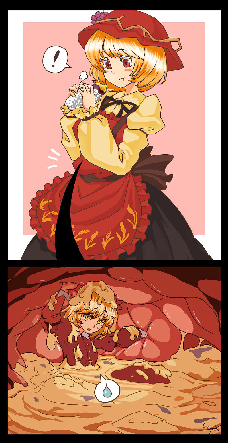 aki minoriko and aki shizuha (touhou) drawn by utopia_(utopiavl)