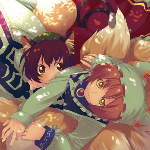 yakumo ran and chen (touhou) drawn by kano_hito