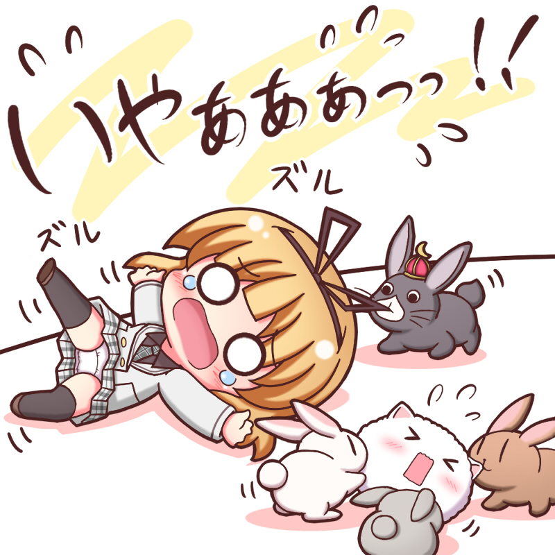 kirima syaro, tippy, and anko (gochuumon wa usagi desu ka?) drawn by grouse01