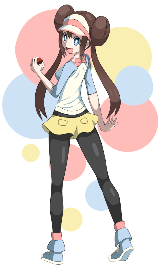 rosa (pokemon and 1 more) drawn by hasu_(pixiv13720981)