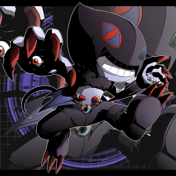 dracumon (digimon and 1 more) drawn by mori_no_kaeru