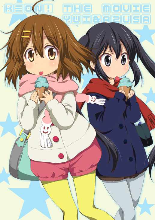 nakano azusa and hirasawa yui (k-on!) drawn by hoshino_madoka