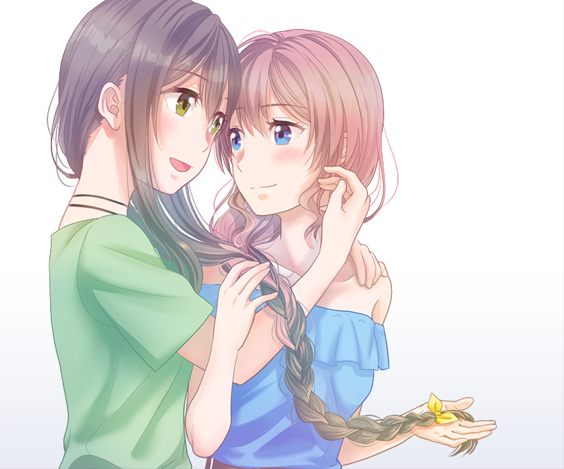 yamabuki saya and hanazono tae (bang dream!) drawn by hachikai_hacchi