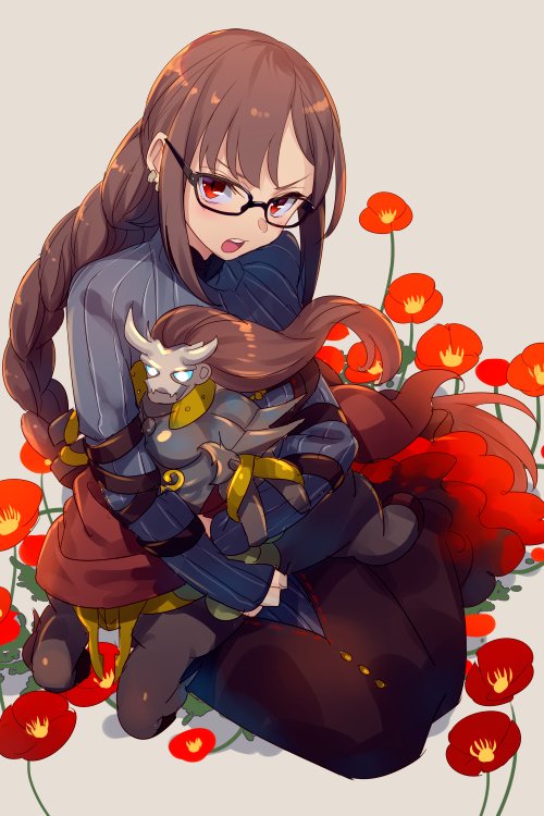 yu mei-ren and xiang yu (fate and 1 more) drawn by echo_(circa)