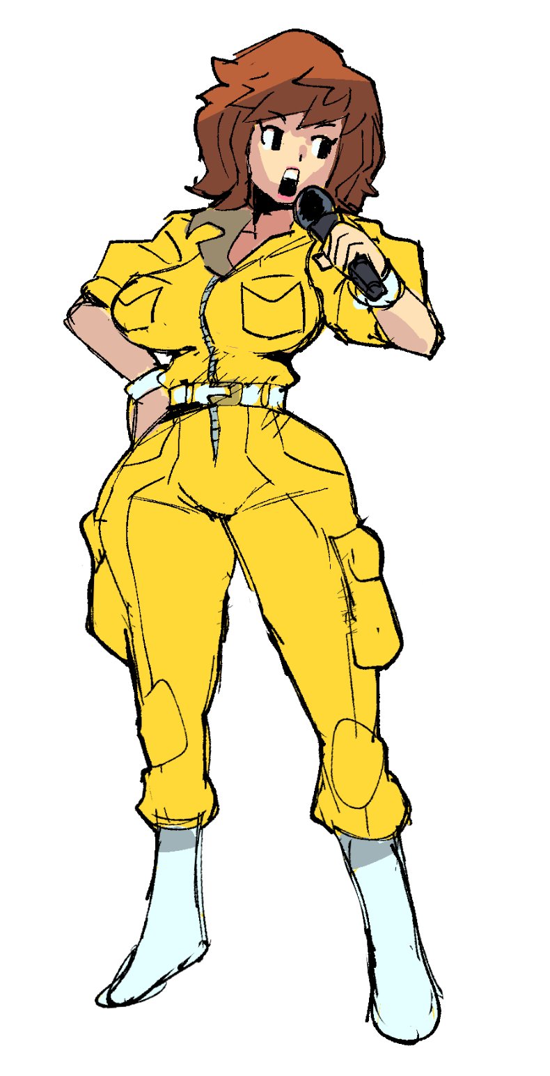 april o'neil (teenage mutant ninja turtles) drawn by dreaminerryday