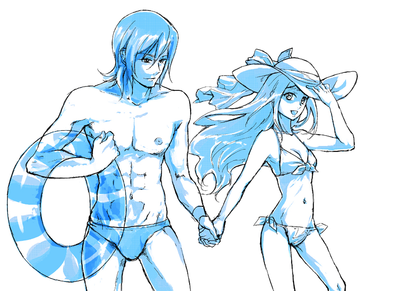 allelujah haptism and soma peries (gundam and 1 more) drawn by higi_(rodriguez)