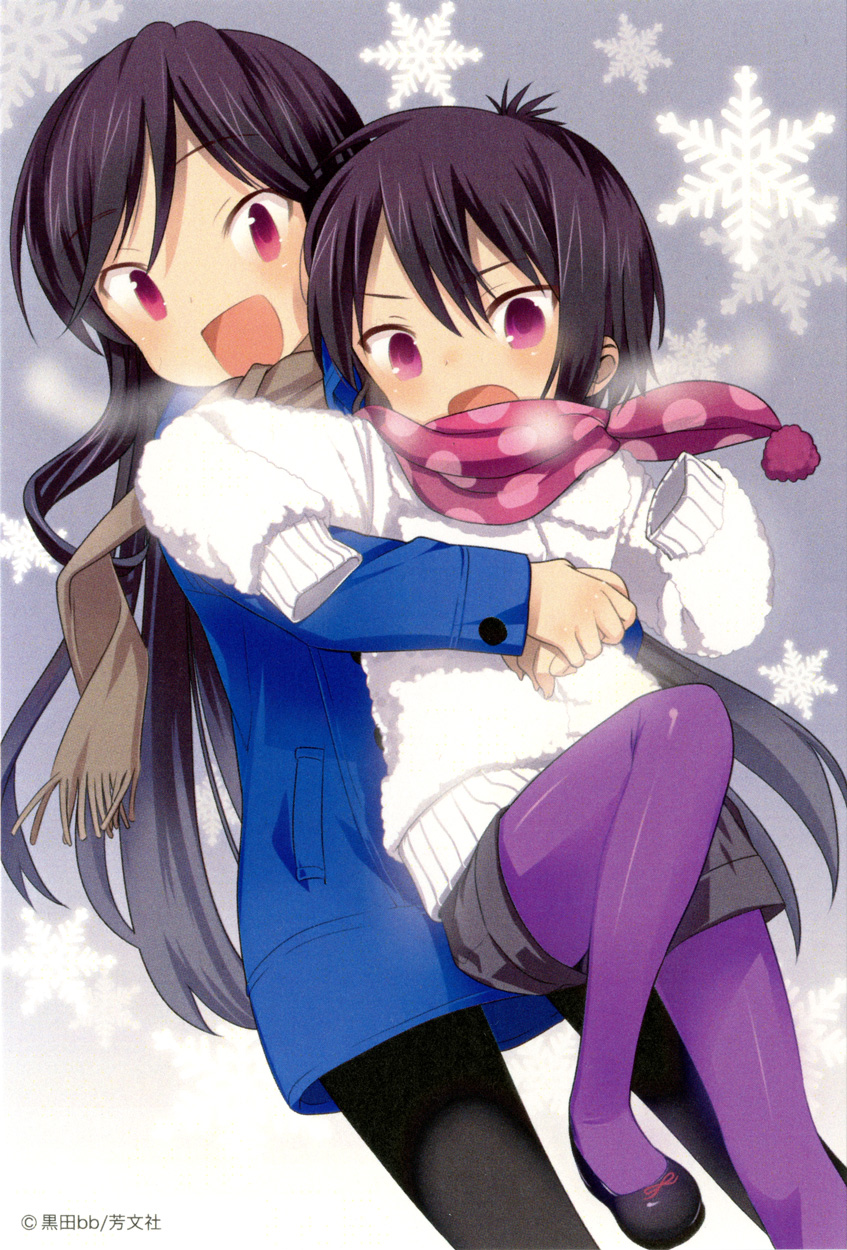 ichii tooru and nishi yuuko (a channel) drawn by kuroda_bb
