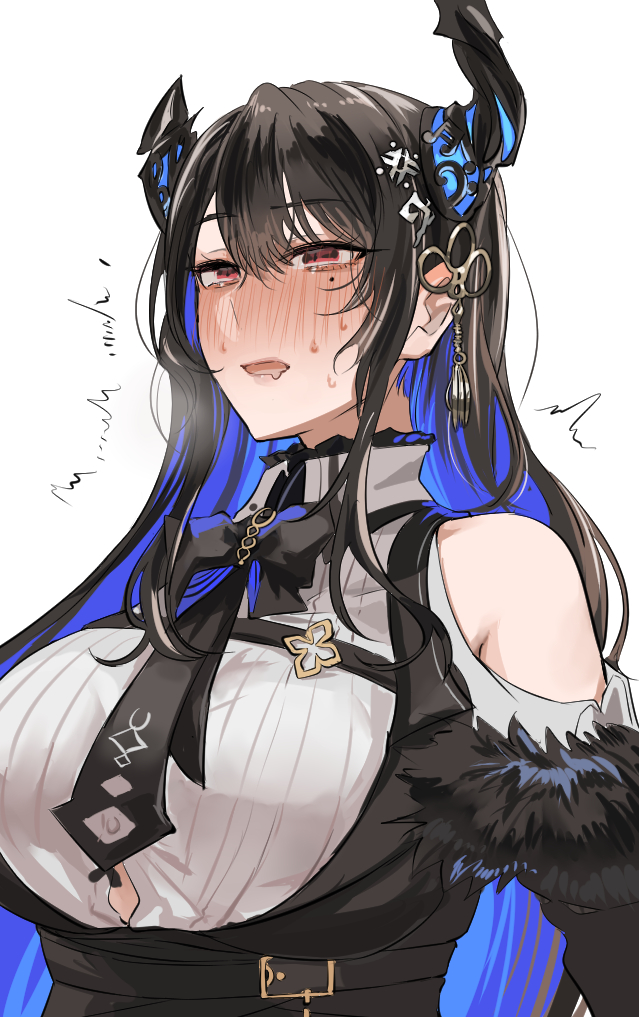 nerissa ravencroft (hololive and 1 more) drawn by set7