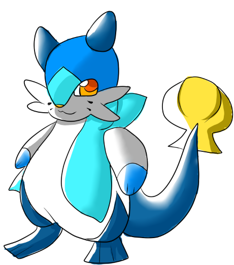 oshawott (pokemon and 1 more) drawn by oekaki-nyamu