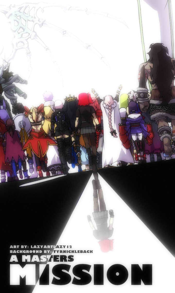 mash kyrielight, fujimaru ritsuka, jeanne d'arc, shuten douji, astolfo, and 19 more (fate and 1 more) drawn by lazyartlazy12 and tyrnickleback