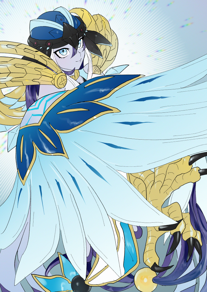 lyrilusc - ensemblue robin (yu-gi-oh!) drawn by aosa_(mo_shelter)