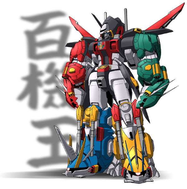 golion, gaia gundam, lagowe, and bucue (gundam and 3 more) drawn by koma_(snip)