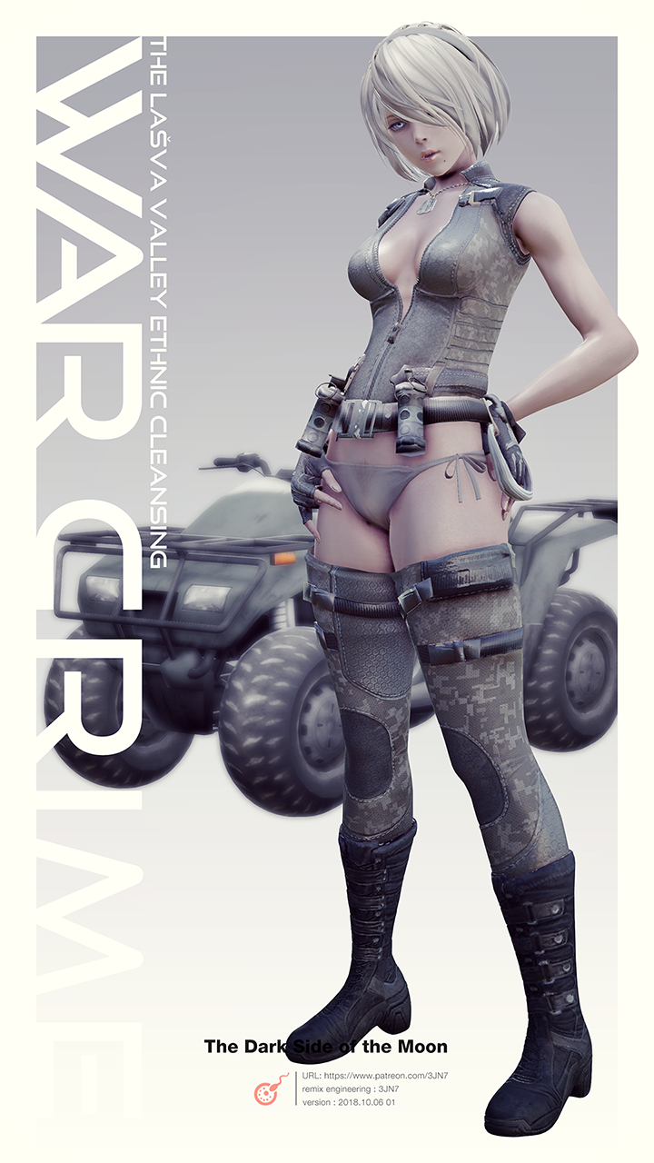 2b (nier and 1 more) drawn by 3jn7
