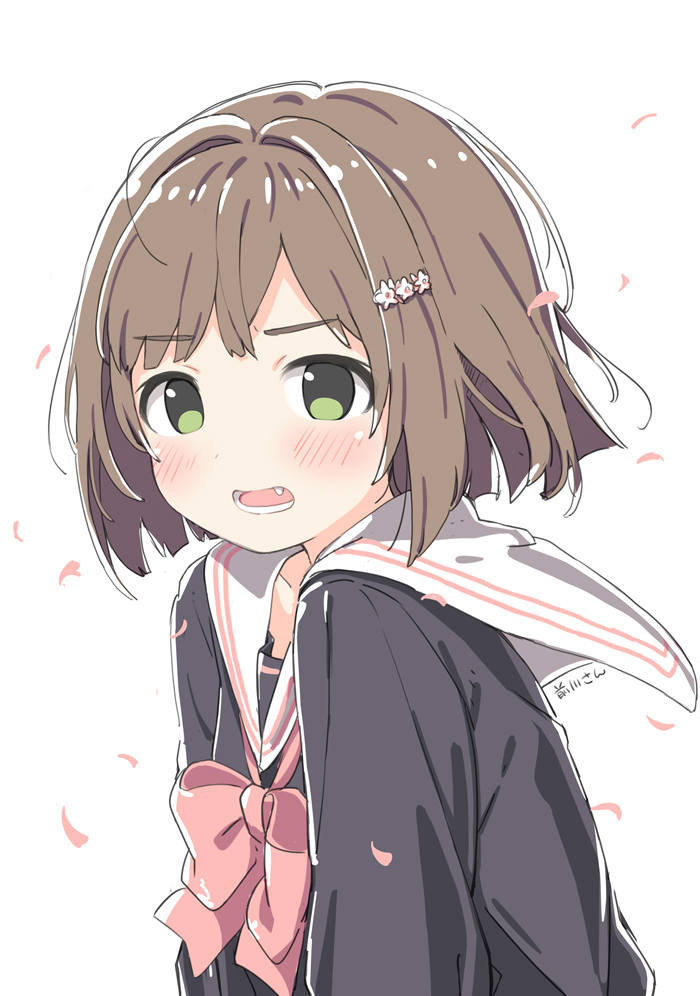 maekawa miku (idolmaster and 1 more) drawn by kuresuku_(lessons)