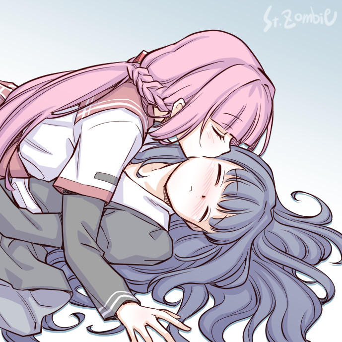 tamaki iroha and nanami yachiyo (mahou shoujo madoka magica and 1 more) drawn by studiozombie
