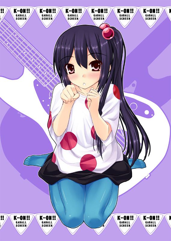 nakano azusa (k-on!) drawn by yukiusagi_(gaballscreen&blaze)