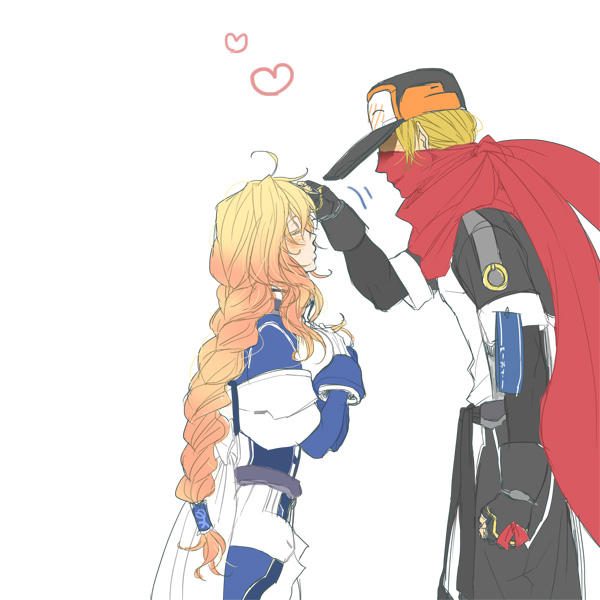 mary stuart and tenzou crossunite (kyoukaisenjou no horizon) drawn by hjm