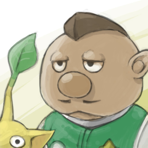yellow pikmin and charlie (pikmin) drawn by naru_(wish_field)