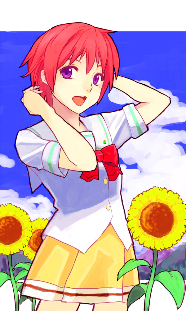 hinomoto hikari (tokimeki memorial and 1 more) drawn by hatimoto