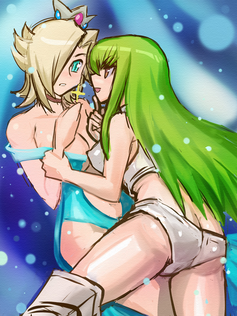 c.c. and rosalina (mario and 2 more) drawn by zero_hime