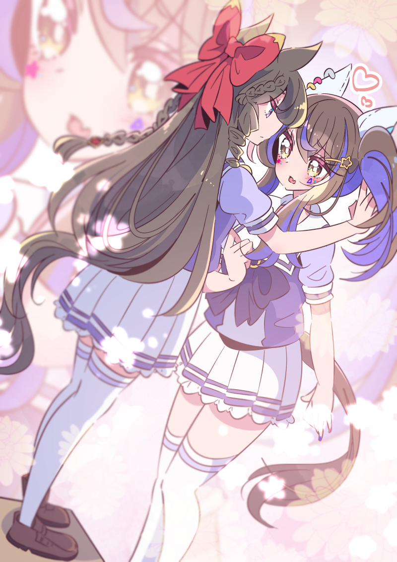 daitaku helios and daiichi ruby (umamusume) drawn by honkawa_works