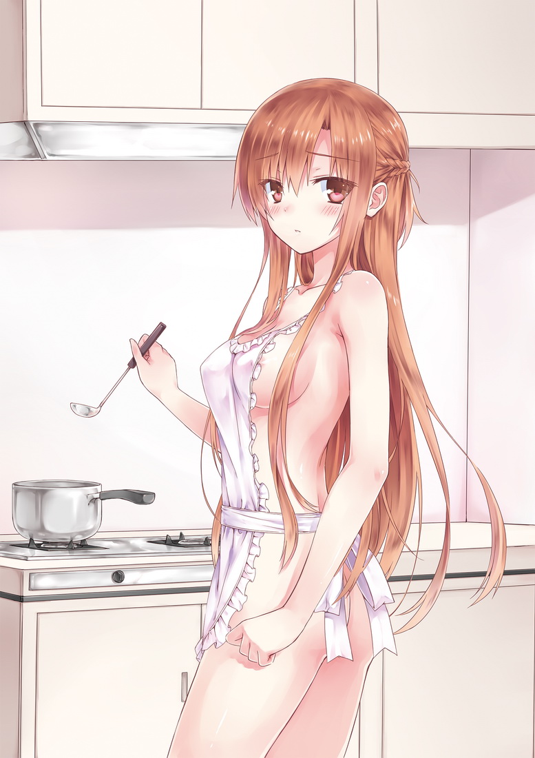 asuna (sword art online) drawn by hiten_(hitenkei)