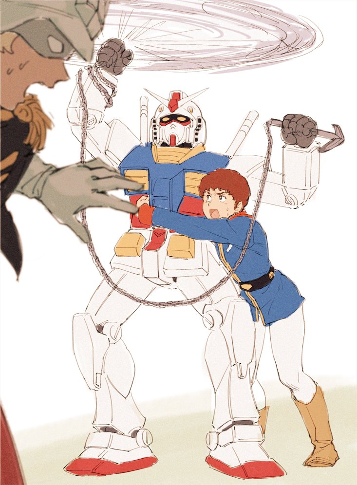char aznable, rx-78-2 gundam, and amuro ray (gundam and 1 more) drawn by yone_f15