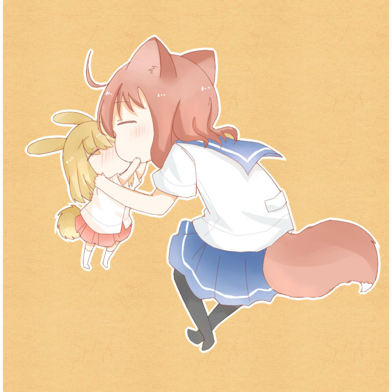 takei hisa and fukuji mihoko (saki) drawn by fud