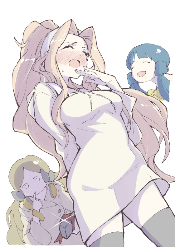 handa roco, kitakami reika, and nikaido chizuru (idolmaster and 2 more) drawn by mitogawawataru