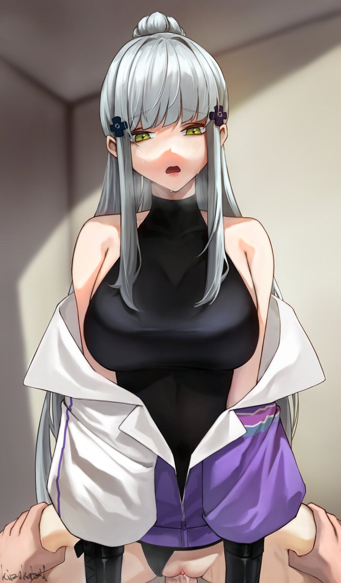 hk416 and klukai (girls' frontline and 1 more) drawn by kirukatsu