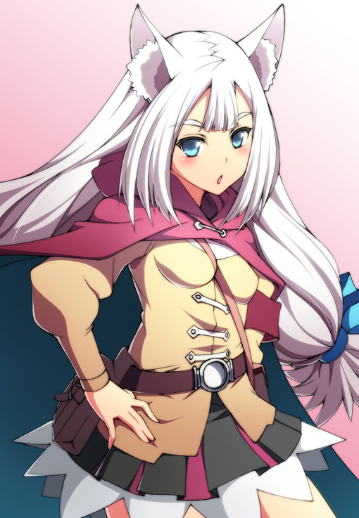 lucier and chitrine (7th dragon and 2 more) drawn by ookami_maito