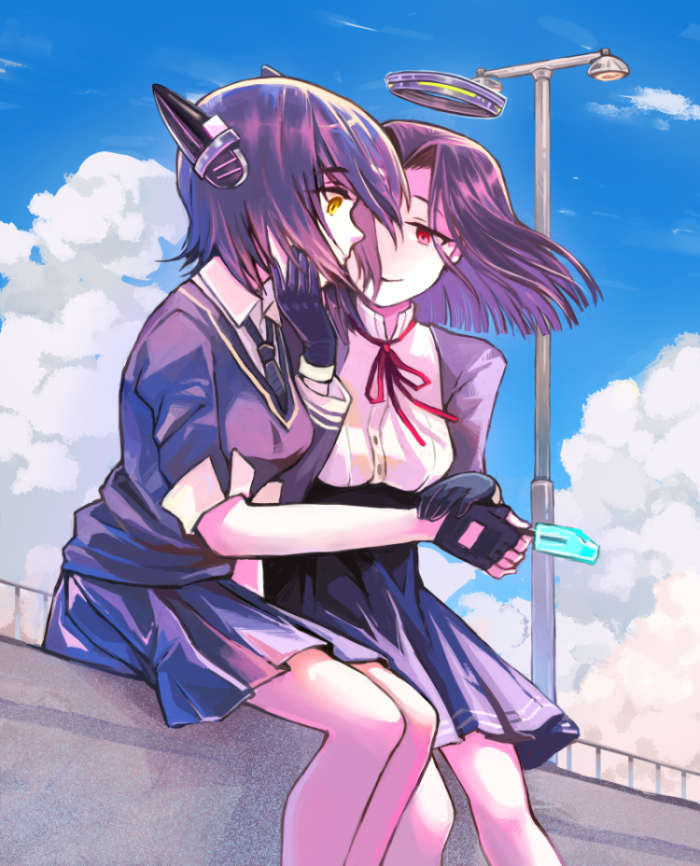 tenryuu and tatsuta (kantai collection) drawn by zik_(zelco)