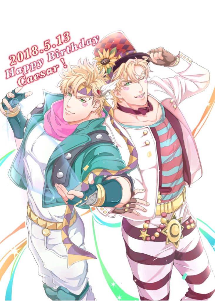 caesar anthonio zeppeli (jojo no kimyou na bouken and 1 more) drawn by r9exx