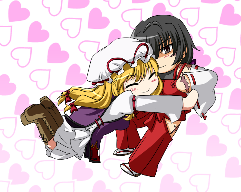 yakumo yukari and sendai hakurei no miko (original and 2 more) drawn by samuimu