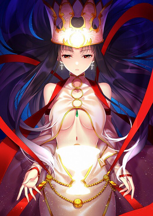 ishtar and irisviel von einzbern (fate and 1 more) drawn by yaoshi_jun