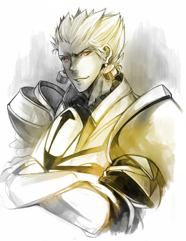 gilgamesh (fate and 1 more) drawn by fumo