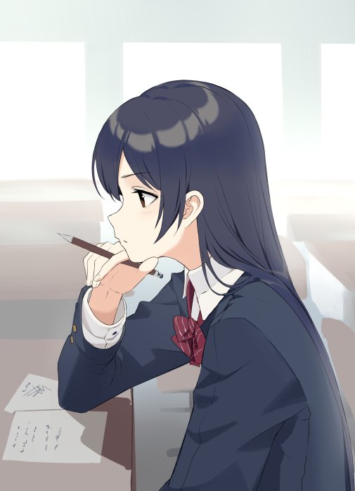 sonoda umi (love live! and 1 more) drawn by huanxiang_heitu