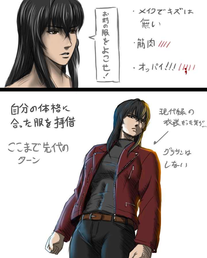 sendai hakurei no miko (original and 5 more) drawn by taikyoku_tsurugi