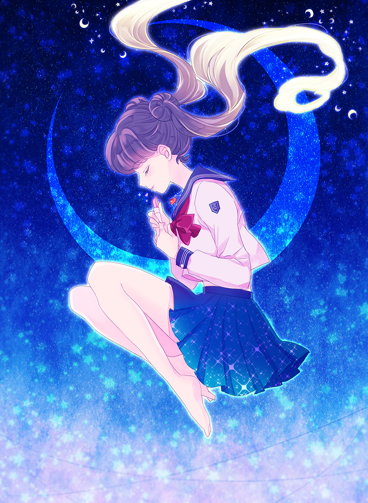 tsukino usagi (bishoujo senshi sailor moon and 1 more) drawn by saki_(hxaxcxk)