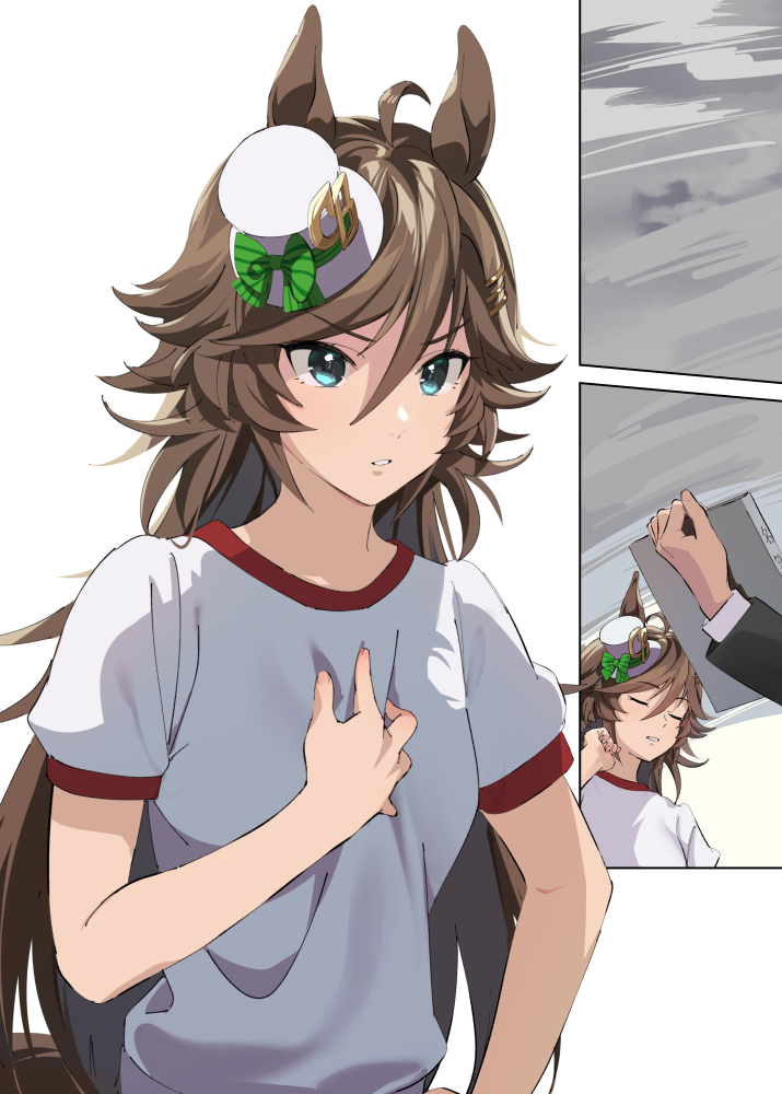 trainer and mr. c.b. (umamusume) drawn by taromarun