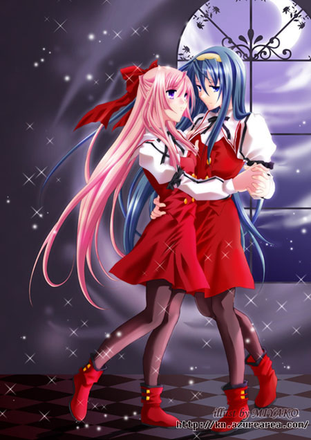 himemiya chikane and kurusugawa himeko (kannazuki no miko) drawn by miyako910724
