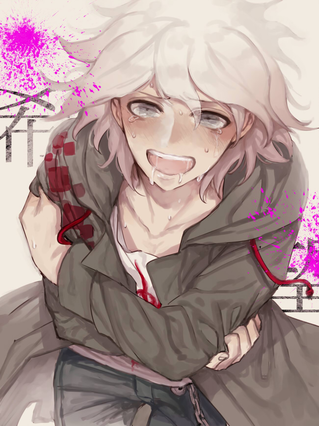 komaeda nagito (danganronpa and 1 more) drawn by inseki_tarou