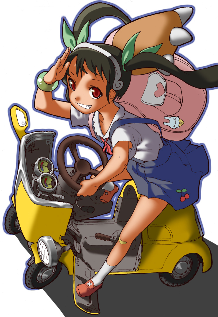 hachikuji mayoi (monogatari and 2 more) drawn by 999knight