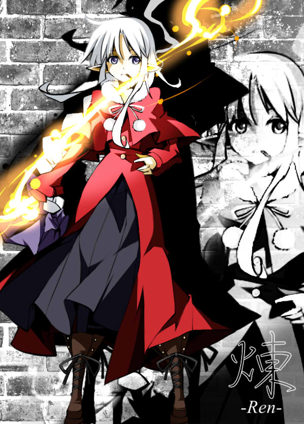 red len (tsukihime and 2 more) drawn by shiki_(gjmatpw)