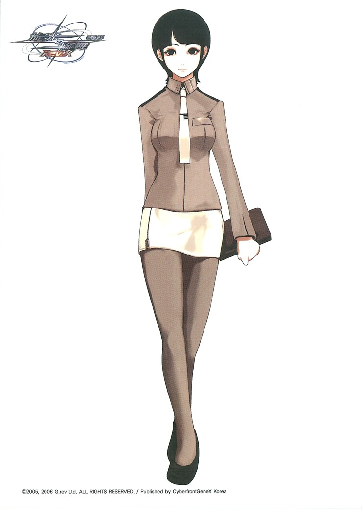 sanjou sakurako (senkou no ronde) drawn by sogabe_shuuji and takayama_mizuki