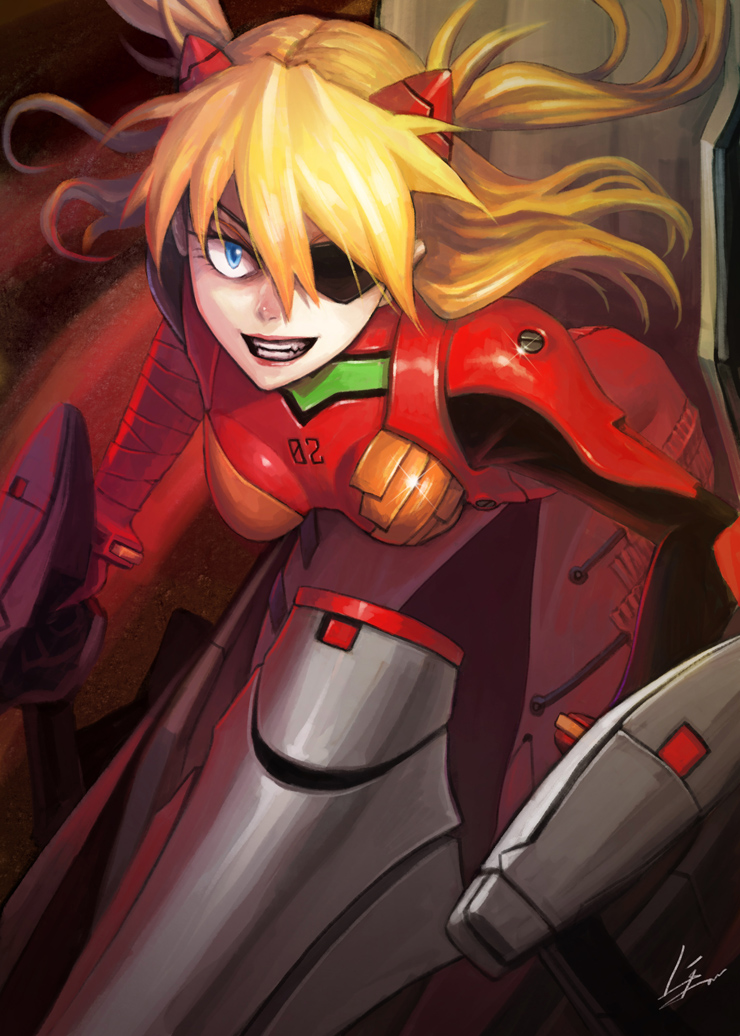 souryuu asuka langley (neon genesis evangelion and 2 more) drawn by kws