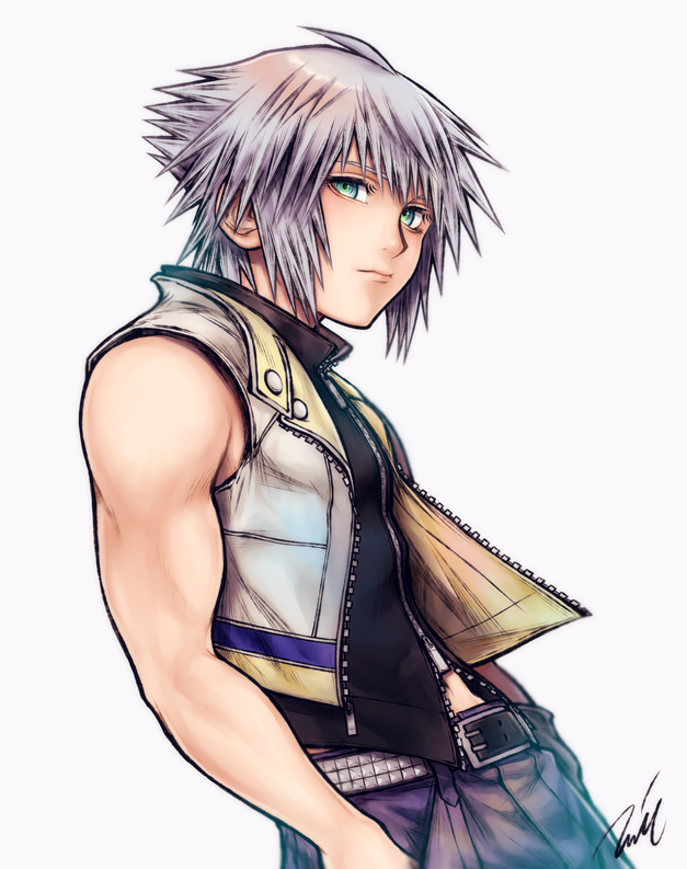 riku (kingdom hearts and 2 more) drawn by mim_(mimya0600)