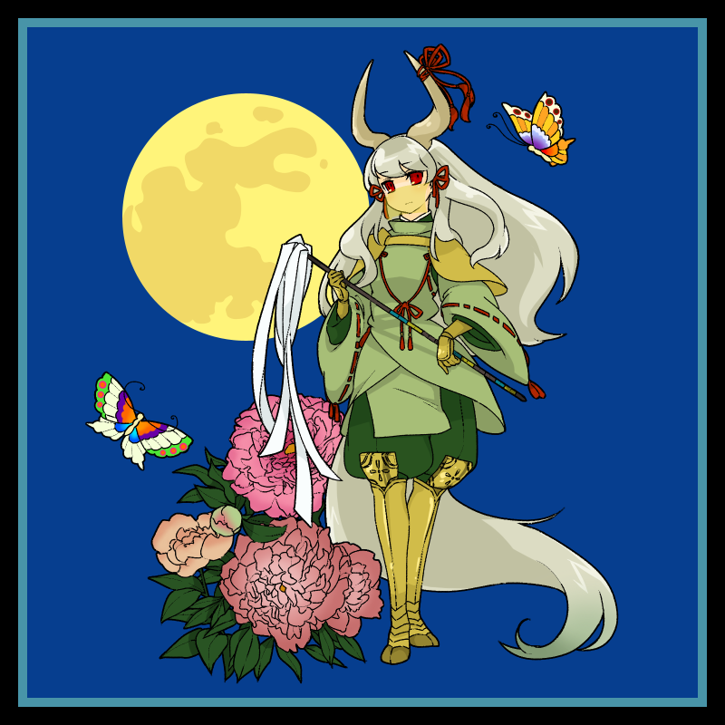 kamishirasawa keine and ex-keine (touhou) drawn by mizushima_ittou_hei