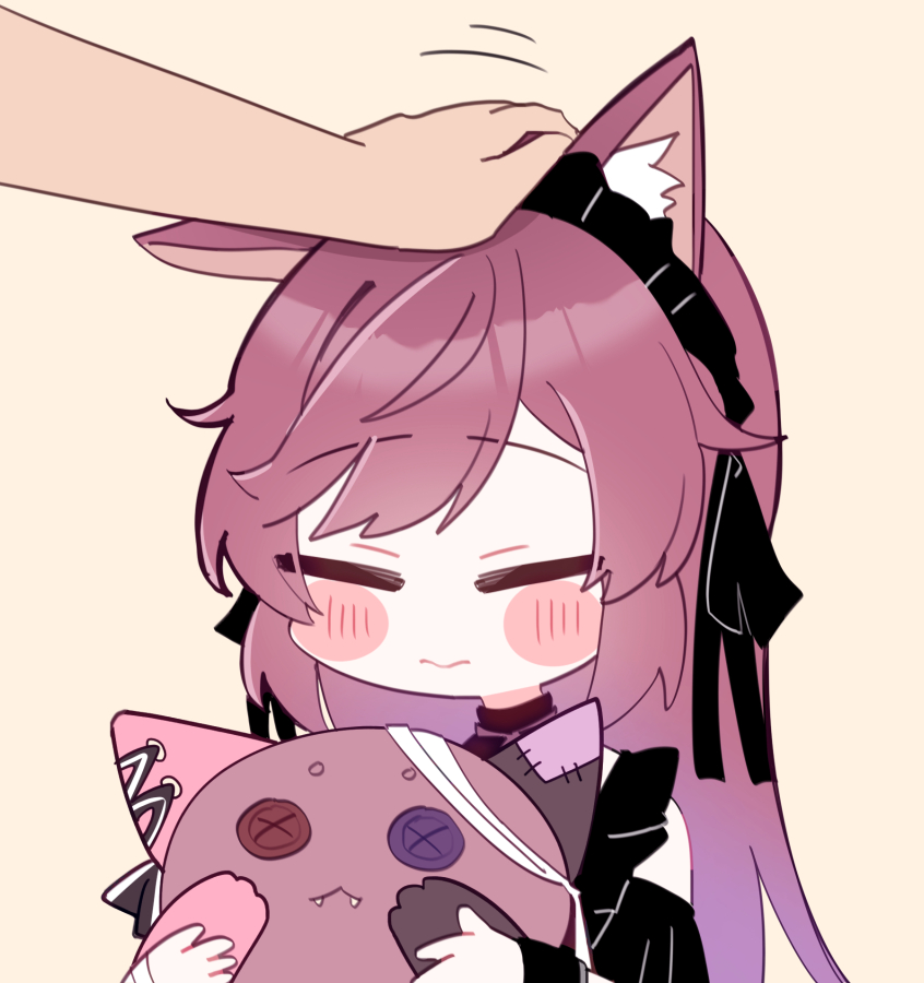 mikeneko and pon-chan (indie virtual youtuber) drawn by sakana_(saka11205)